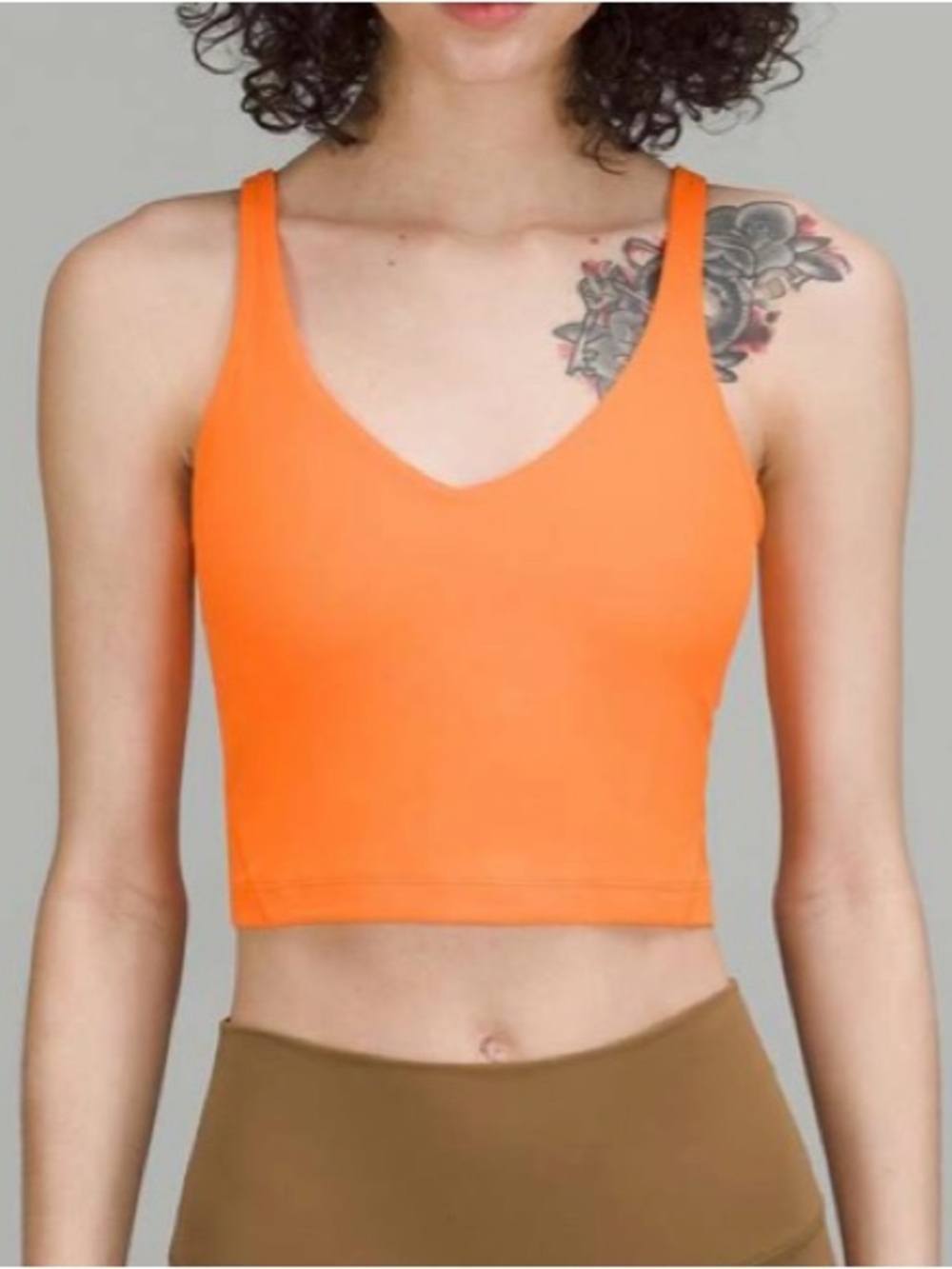 Lululemon Align Tank Top, Orange Soda, Size 10